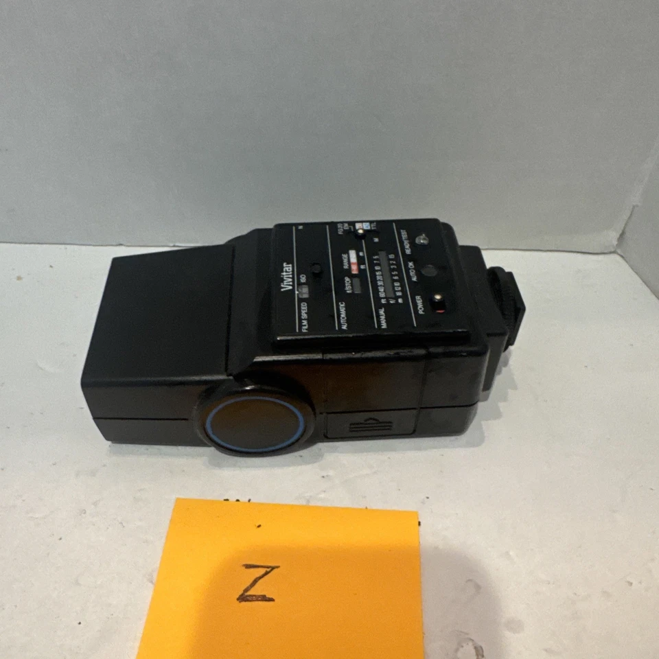 Vivitar Auto Thyristor 550FD M/P/O Shoe Mount Flash For Minolta Pentax Olympus - Image 3 of 3