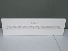 New & Sealed! Apple A3119 Magic Keyboard with Touch ID and Numeric Keypad, White