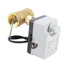 Motorized Ball Valve Electrical 2 Way Manual Automatic Integrated DN25 AC220V