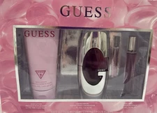GUESS GIFT SET FOR WOMEN 3PC 2.5 & 0.5 Oz Eau de Parfum & 6.7 Oz Body Lotion New