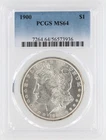 1900 Morgan Silver Dollar PCGS MS64 S$1 Philadelphia Minted No Reserve