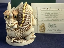 Harmony Kingdom ~ SAINT OR SINNER~ V1~ Dragon ~Signed by Peter & Martin~NIB