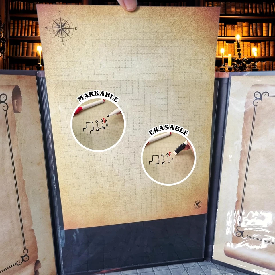 Dungeon, Schermo Del Dungeon Master, DM Screen, Dungeons and Dragons, D&D 5E, DN - Immagine 3 di 4