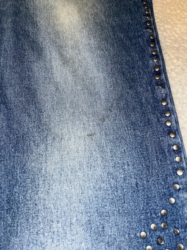L.A. BLUES Wilshire Stretch Jeans Women's Size 12 STUDDED BELLBOTTOMS - Picture 9 of 11