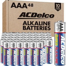 ACDelco 48-Count AAA Batteries Maximum Power Super Alkaline Battery 10- S...