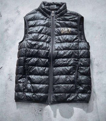 Emporio Armani EA7 Weste Schwarz Größe M