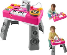 Fisher-Price Laugh  Learn DJ Table Musical Learning Toy Babies 6 Months-Pink