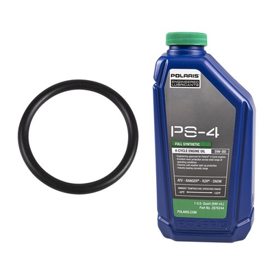 #ad Polaris Full Synthetic PS 4 Oil Change Kit 5W 50 for 2016 2018 Sportsman 110 $32.95
