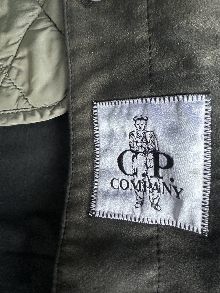 Vintage CP Company Suede Jacket Massimo Quilted Lined | eBay