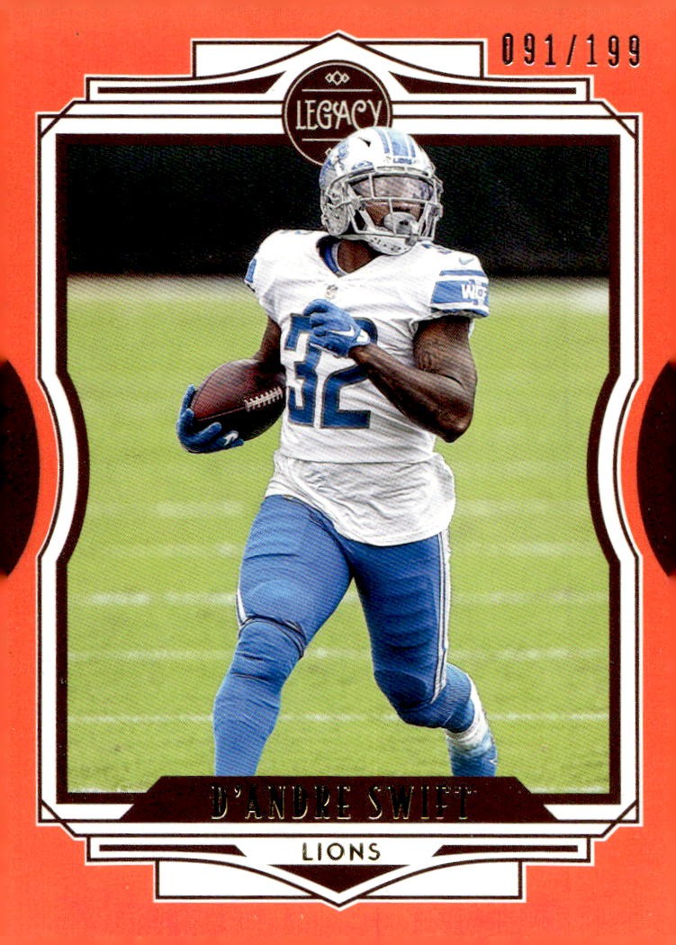 2021 Panini Legacy #61 D'Andre Swift Orange #/199