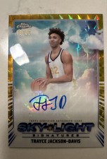 2024-25 Topps Chrome - Sky-Light Signatures Trayce Jackson-Davis #SLS-TJ Gold...