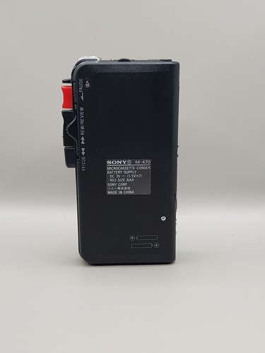 Sony M-470 Handheld Micro Cassette Voice Recorder - Mint Condition - Picture 4 of 9