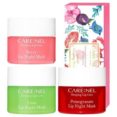 Lip Mask Overnight 5g 3Set (Berry+Lime+Pomegranate) Korean Beauty Intensive Trea