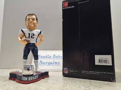 Tom Brady New England Patriots NFL 2017 FOCO #'d Bobblehead NIB SB Rin
