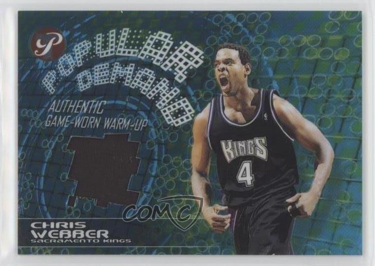 2002-03 Topps Pristine Popular Demand Chris Webber #PD-CW HOF n8q