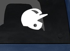Sports Icon - Baseball Batting Helmet Little League - Car Tablet Vinyl Decal