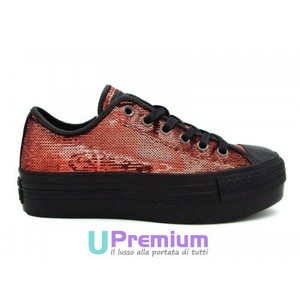 Converse All Star Platform Ox Zeppa Glitter Bronzo 2018 ORIGINALI ITALIA 2017 Converse All Star Platform Ox Zeppa Glitter Bronzo 2018 ORIGINALI ITALIA 2017