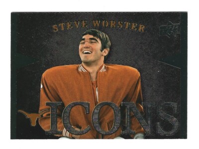 2011 Upper Deck Texas Steve Worster Icons I-SW