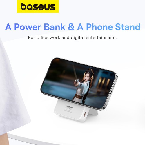 Baseus 5000mah PD 20W Magnetic Wireless Fast Charging Portable Power Bank - Picture 31 of 53