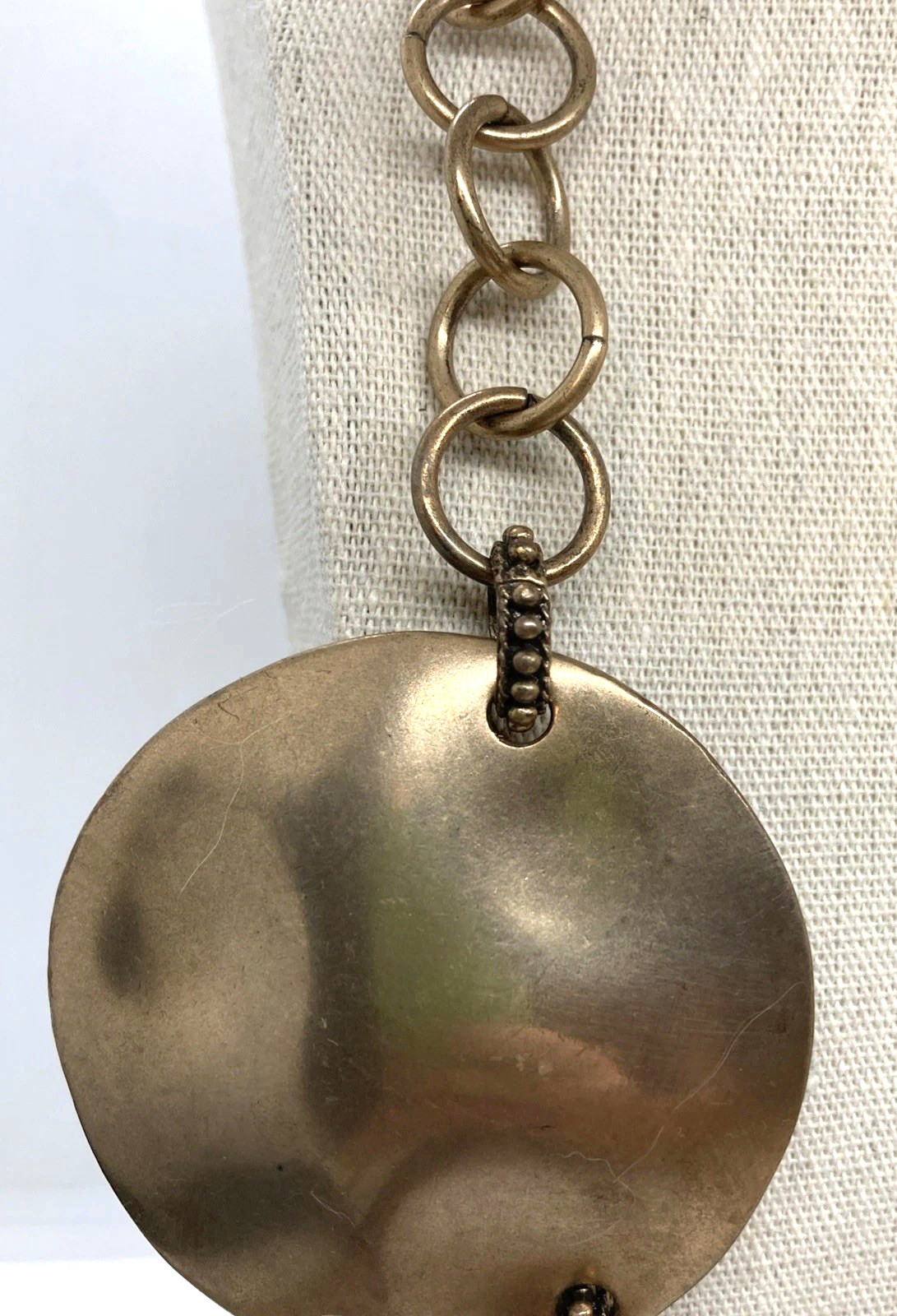 Large Bold Chico’s 22" Adjustable Statement Neckl… - image 6