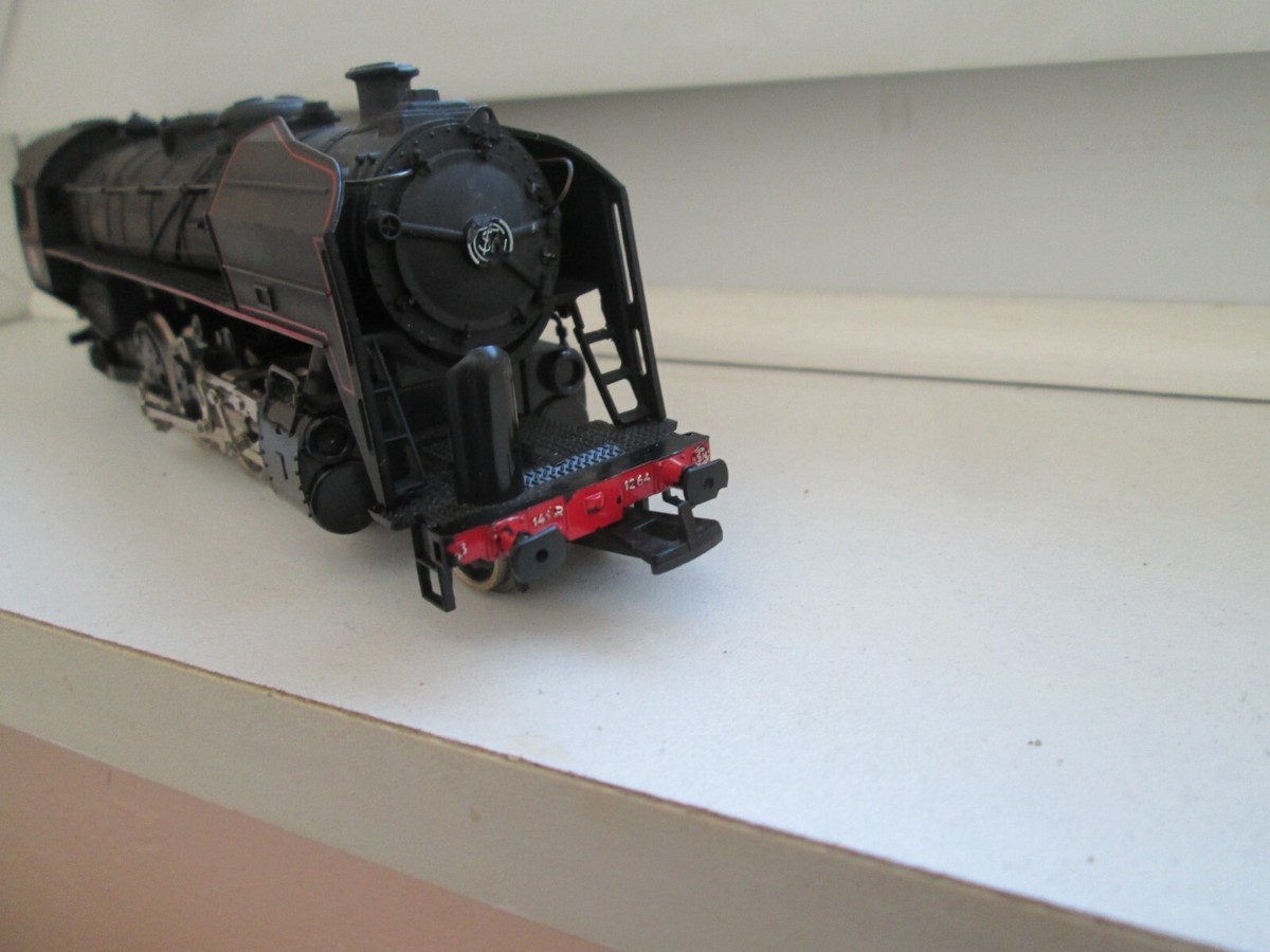 Locomotive Vapeur 141 R – Jouef – Dépôt Miramas – Modélisme Ferroviaire – Occasion
