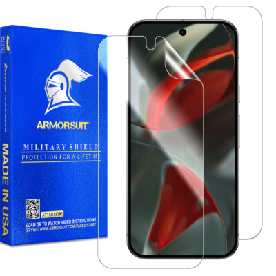 [2 Pack] ArmorSuit MilitaryShield Google Pixel 9 Pro Screen Protector Film USA