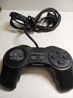 Vintage PC Pro Pad 4 Computer Game Controller by PERFORMANCE- TESTED