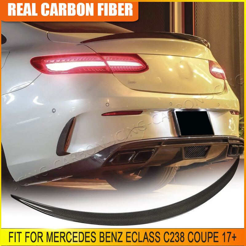 Real Carbon Rear Trunk Spoiler Wing For Mercedes Benz C238 E400 E450 ...