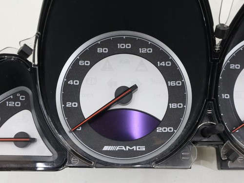 Mercedes SL 55 AMG Tacho in Meilen R230 A2305408611 mph Kombiinstrument Cluster - Bild 4 von 10