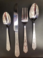 Towle Everyday Pueblo Stainless Steel Flatware Choice