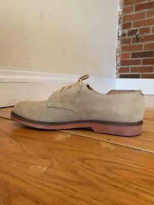 Vintage L.L. Bean  Derby Shoes Men\'s Size 11 M Tan Suede Leather Oxfords USA L.L. Bean Men main image 3