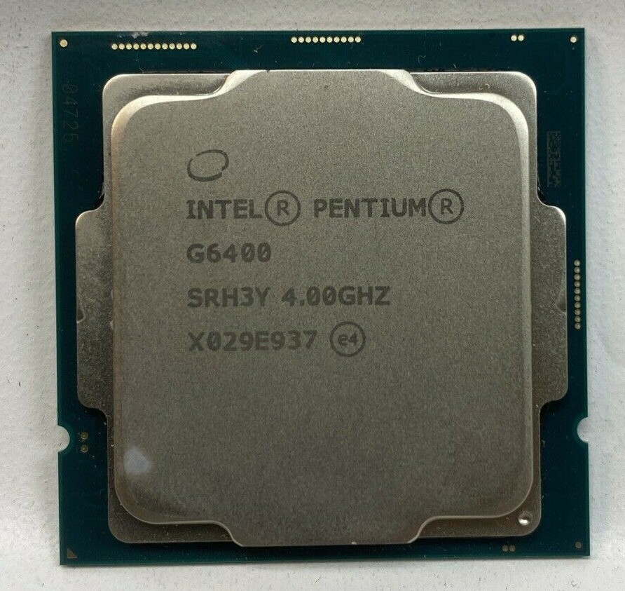 Intel Pentium Gold G-6400 Desktop Processor 2 Cores 4.0 GHz