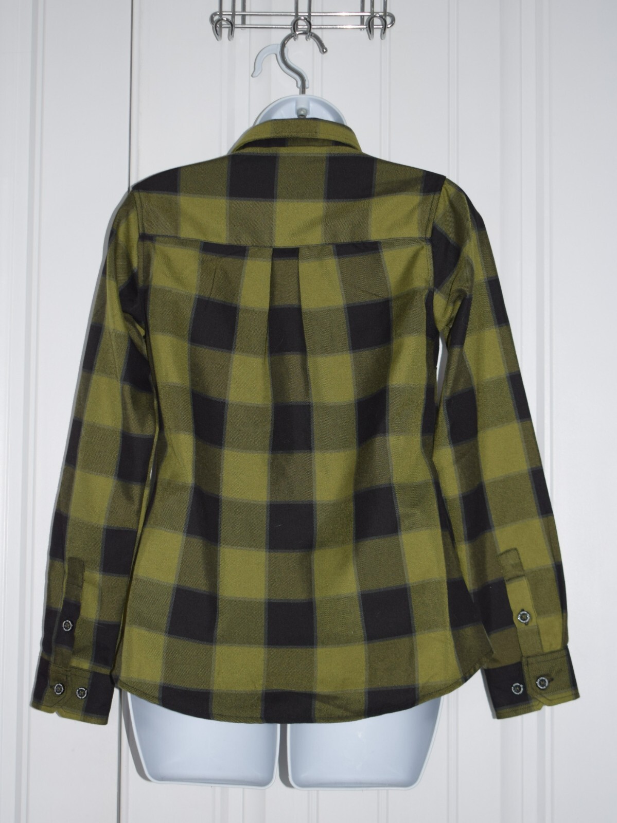 Dixxon Women's Green Plaid Fireside Black Rifle Coffee Company Shirt sz. S image 4