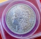 1884 O Morgan Silver Dollar ANACS Graded MS 63 Condition.