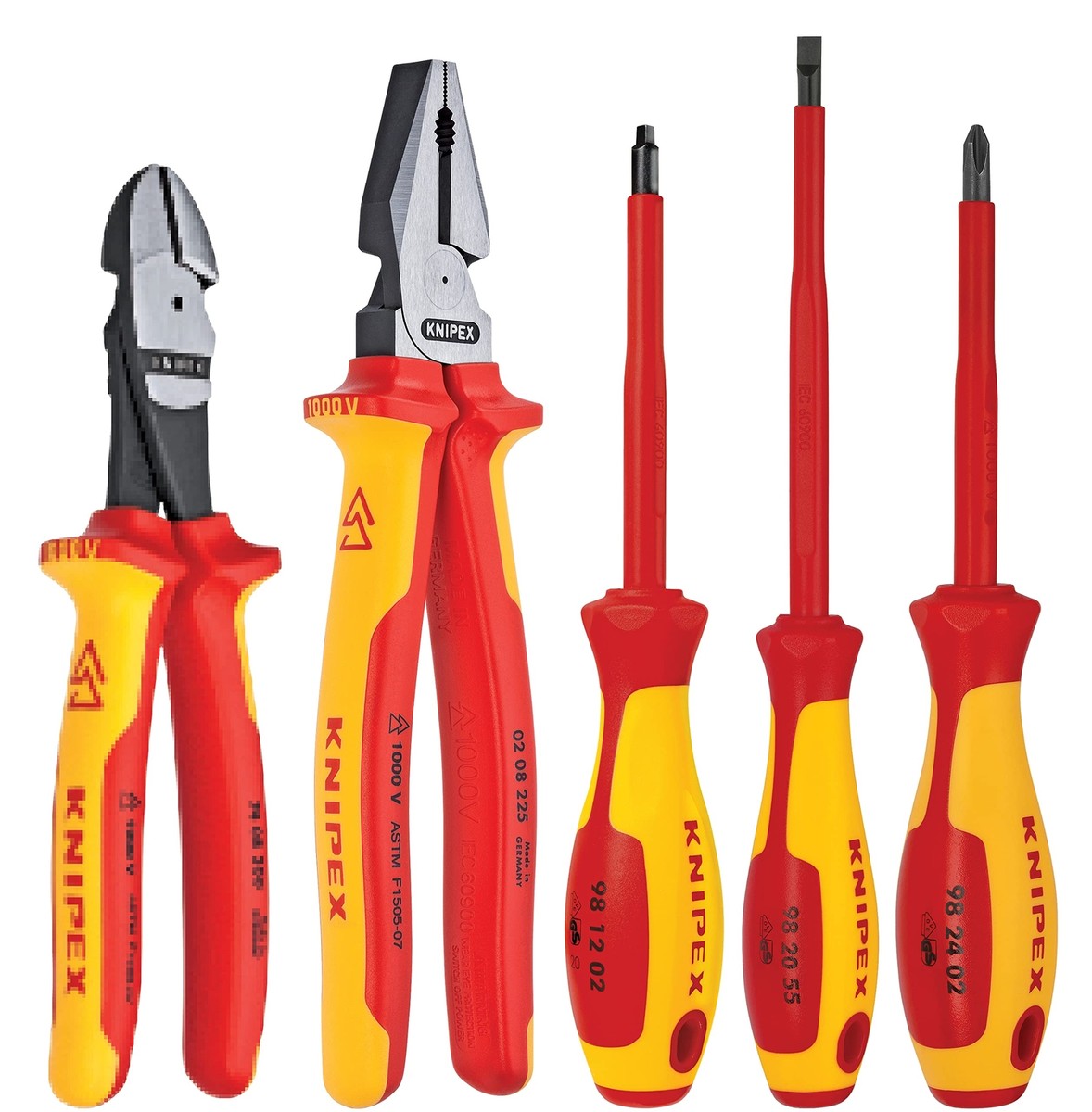 KNIPEX Maulschlüssel 98 00 11 – 11 Mm Schlüsselweite, 120 Mm Lang, Chrom-Vanadium-Stahl