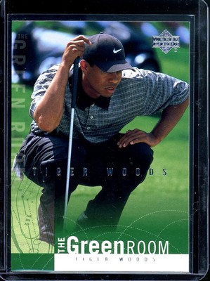 TIGER WOODS - 2002 THE GREEN ROOM UPPER DECK GOLF #GR10 GOAT