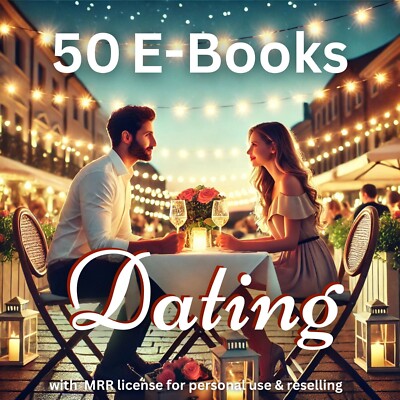 50 E-Book´s zu Dating in Englisch mit MRR Lizenz