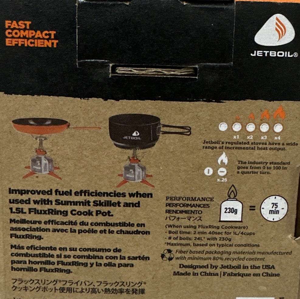 Jetboil MightyMo Ultralight and Compact Camping and Backpacking Stove