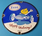 Vintage Esso Gasoline Sign - Gas Service Buy Porcelain Sign