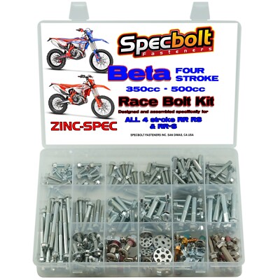 ZINC BETA 4 STROKE BOLT KIT RR-S, 4T, X-PRO, 350 390 430 450 480 500 UPGRADE SET