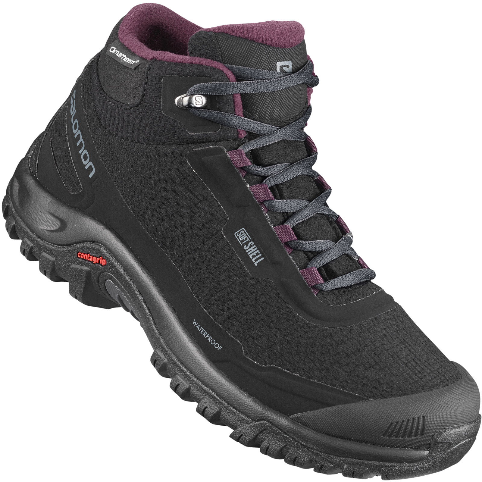 Salomon Shelter CSWP W scarpe invernali donna scarpe da neve nere