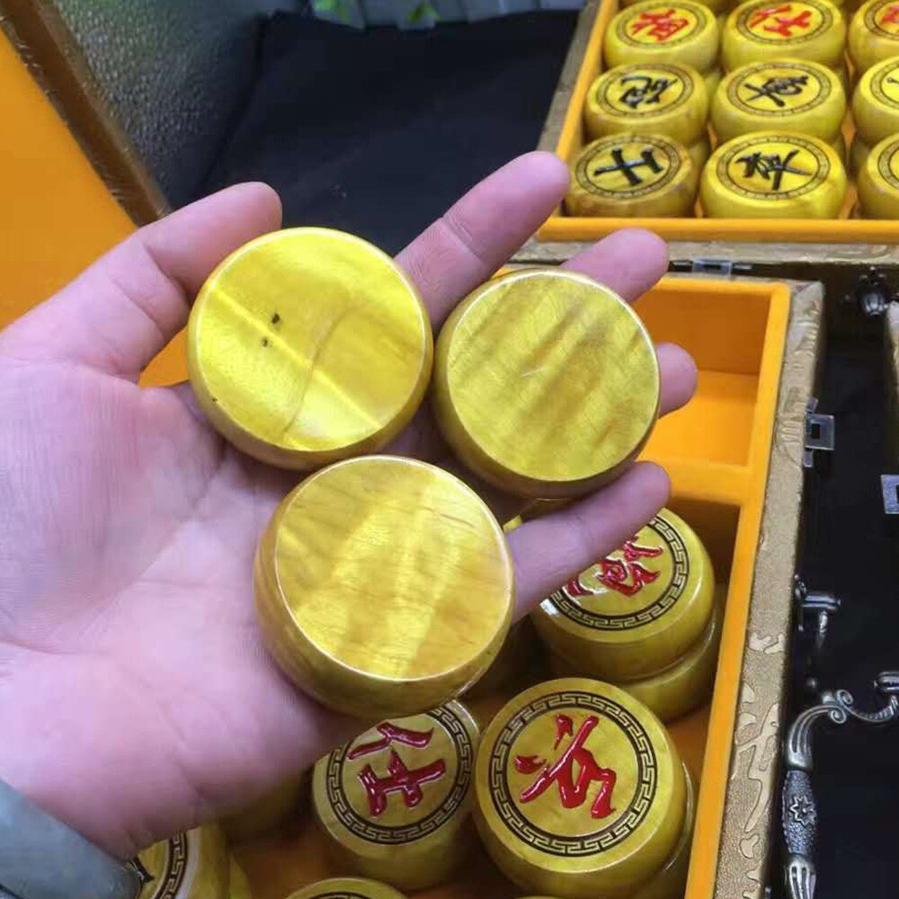 Chinese chess, xiang qi, Golden wood Phoebe Yellow wood. Lee Jin