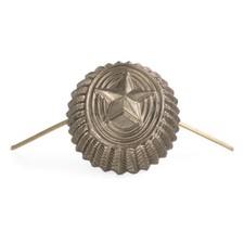 Original Russian Soviet Army Cap Badge - Bronze- Genuine Military Surplus-Brass
