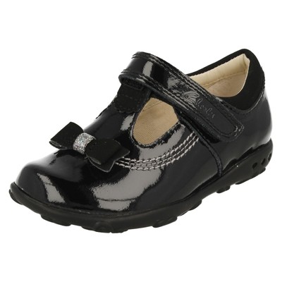 Mädchen Clarks Ella Ruby T Bar Schuhe