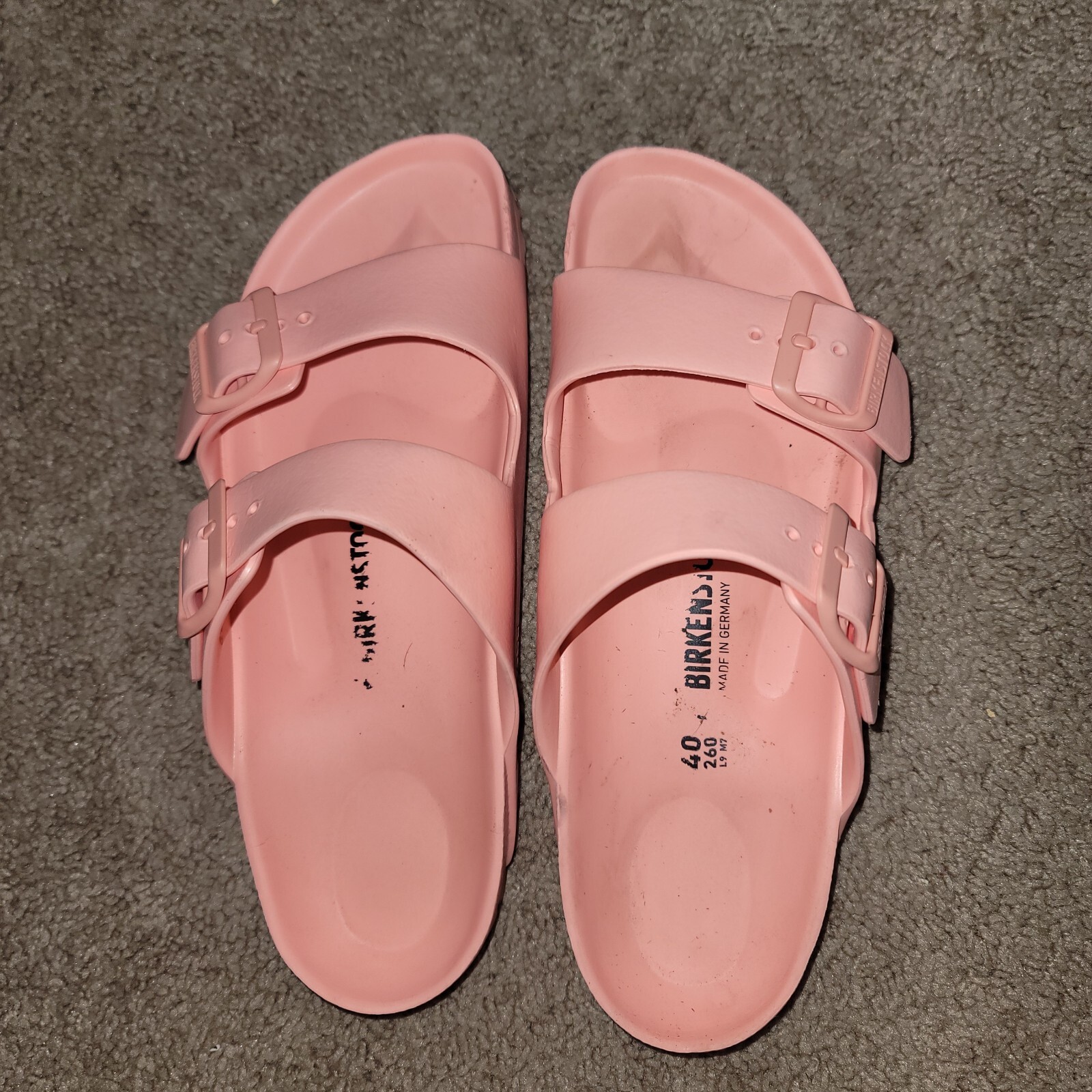 Birkenstock Arizona EVA Narrow Women's Coral Peach Sandal Slide