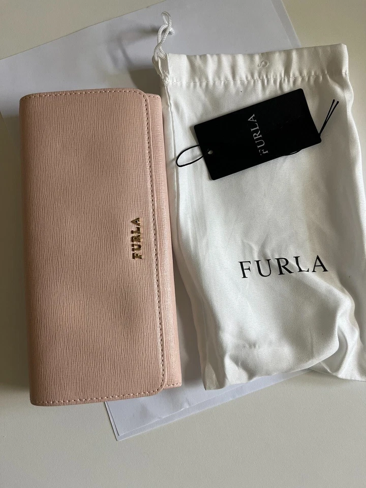 Furla large Genuine Leather Babylon Continental Wallet Purse Color: Magnolia 030 - Image 2 of 4