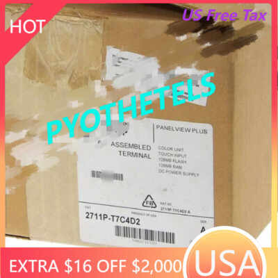 2711P-T7C4D2 New Sealed 2711P-T7C4D2 Panelview Plus 7 Terminal 1pcs US Free Tax