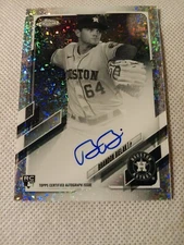 2021 BRANDON BIELAK TOPPS CHROME MINI DIAMOND AUTOGRAPHED ROOKIE CARD RC #RA-BBI
