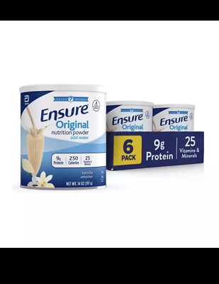 Ensure Original Nutrition Shakes Vanilla 14.1 oz - Pack of 6 EXP NOV 2025