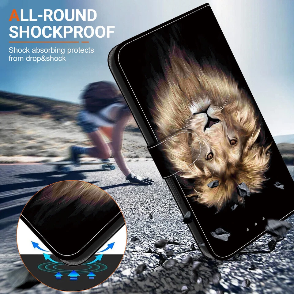 Butterfly Cat Flower Bear Wallet Phone Case For Google Pixel 6 7 8 9 8A 9A 6A 7A - Image 4 of 4